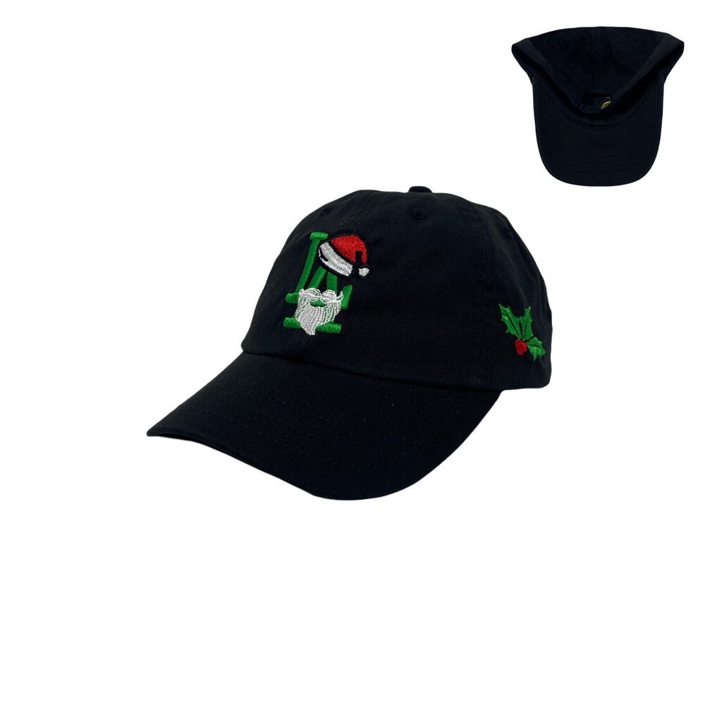 Los Angeles LA Santa Clause Christmas Beard Slouch Dad Hat